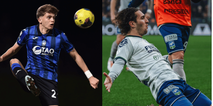 Bergonzi e Palestra (foto Atalanta Calcio e Feralpisalò)