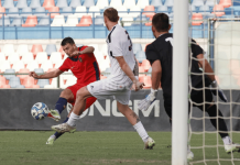 Il Cosenza batte il Foggia, l’amichevole termina 2-0 Mazzocchi va a segno in Cosenza-Foggia (foto Farina)