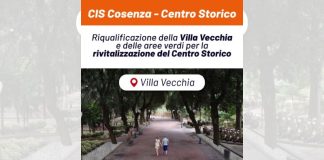 Cosenza, lunedì 2 settembre il via ai lavori di riqualificazione della Villa Vecchia