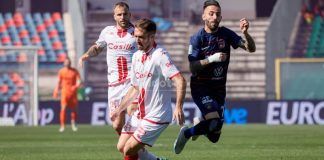 Il Cosenza vira a sinistra per Ricci. Marras al passo di addio Giacomo Ricci durante Cosenza-Bari della scorsa stagione (foto Francesco Farina)