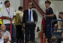 -4 al Cosenza Calcio, la risposta del club: “C’è disappunto, meri errori formali” Il presidente Guarascio a Cosenza-Spezia (foto Francesco Farina)