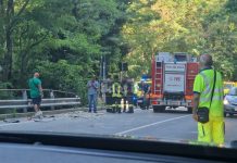 Incidente sulla SS 107 a San Fili: furgone finisce fuori strada