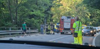 Incidente sulla SS 107 a San Fili: furgone finisce fuori strada