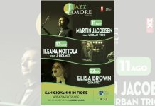 JazzAmore a San Giovanni in Fiore con Jacobsen & Urban Trio, Mottola & Holmes ed Elisa Brown