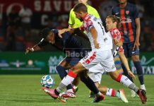 Cosenza-Cremonese 1-0: il tabellino del match Kouan difende un pallone durante Cosenza-Cremonese (foto Michele De Marco)