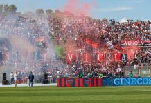 Cosenza-Cremonese, il gruppo Anni Ottanta: “Prezzi assurdi, diserteremo all’esordio” La Curva Nord (foto Francesco Farina)