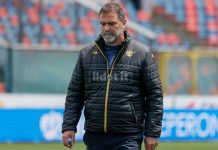 Spezia, parla D’Angelo: “Cosenza ostico, non sarà semplice” Luca D'Angelo, allenatore dello Spezia (foto Francesco Farina)