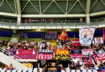Coppa Italia: il Torino batte il Cosenza 2-0 Tifosi del Cosenza presenti allo stadio Grande Torino