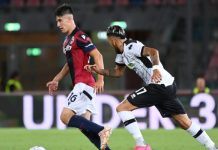 Continua il pressing del Cosenza per Corazza del Bologna Tommaso Corazza (foto Bologna FC)