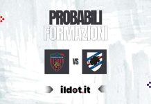 Cosenza-Sampdoria: le probabili formazioni in campo Cosenza-Sampdoria, probabili formazioni