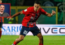 Mangiarano: “Se c’è una punizione dal limite fatela battere a Rizzo Pinna” Andrea Rizzo Pinna (foto Francesco Farina)