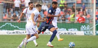 Cosenza-Sampdoria 2-1: le pagelle dei rossoblù Charlys tra i migliori di Cosenza-Sampdoria (foto Michele De Marco)