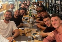 Cosenza, il gruppo squadra è più unito che mai Cena di squadra per il Cosenza