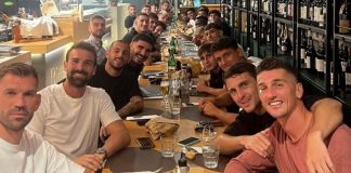 Cosenza, il gruppo squadra è più unito che mai Cena di squadra per il Cosenza