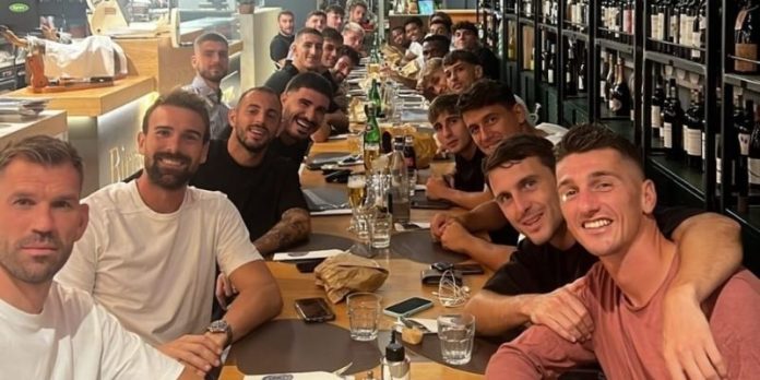 Cena di squadra per il Cosenza