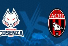 Futsal: sabato 14 settembre amichevole tra Pirossigeno Cosenza e Acri