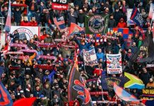 Invasione rossoblù a Bari, il settore ospiti del “San Nicola” è quasi sold out I tifosi del Cosenza al San Nicola nel 2022-2023 (foto Francesco Farina)