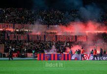 Cosenza-Sampdoria, partita la prevendita dei biglietti La curva nord addobbata a festa per Cosenza-Sampdoria della scorsa stagione (foto Francesco Farina)