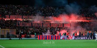 Cosenza-Sampdoria, partita la prevendita dei biglietti La curva nord addobbata a festa per Cosenza-Sampdoria della scorsa stagione (foto Francesco Farina)