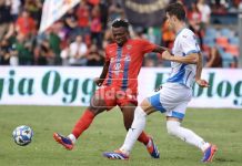 Cosenza-Sassuolo 0-1: al “Marulla” la decide Laurienté Kouan in Cosenza-Sassuolo 0-1 (foto Michele De Marco)