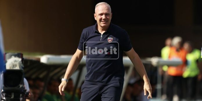 Fabio Grosso in Cosenza-Sassuolo (Foto Michele De Marco)