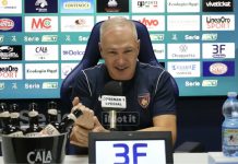 Alvini: “Pronti per una partita importante. Su Camporese…” Alvini in conferenza stampa (foto Francesco Farina)