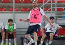 La determinazione di Bavaresco: “Pirossigeno Cosenza sempre più forte” Bavaresco in allenamento (foto Michele De Marco)