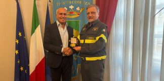 Cosenza, il nuovo Comandante dei vigili del Fuoco a Palazzo dei Bruzi