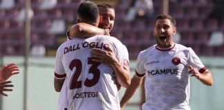 Serie D: la Scafatese consolida la vetta, la Reggina vince col Licata Esultanza amaranto (foto Lillo D'Ascola per Reggina 1914)