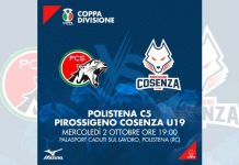 Futsal, Coppa Divisione: domani la Pirossigeno Cosenza U19 opposta al Polistena