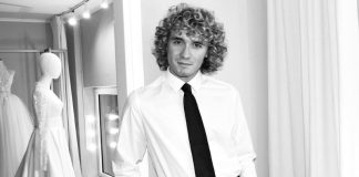 Lo stilista Elio Guido si prepara a sfilare nell’alta moda di Roma