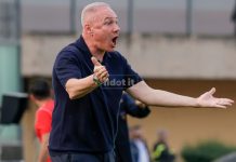 Testa, cuore e grinta. E’ sempre più il Cosenza di Alvini Massimiliano Alvini (foto Francesco Farina)