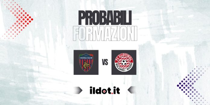 Probabili formazioni Cosenza-Sudtirol
