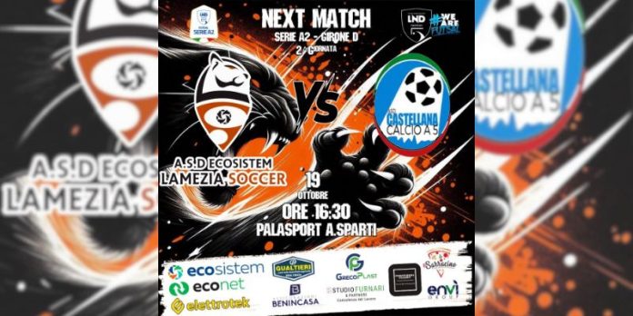 Serie A2 Futsal esordio casalingo per l’Ecosistem Lamezia Soccer contro il Castellana