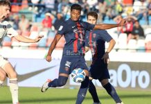 Cosenza-Salernitana 1-1: il tabellino del match Charlys durante Cosenza-Salernitana (foto Michele De Marco)