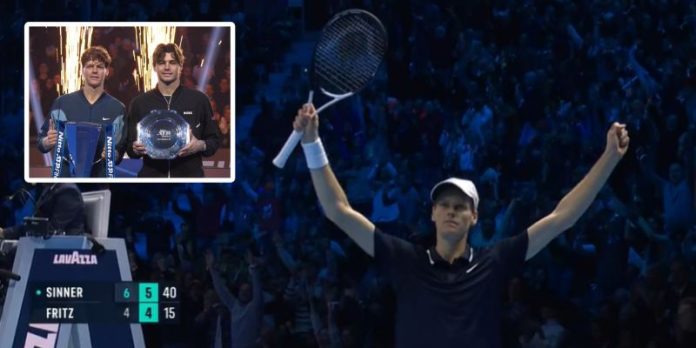 Jannik Sinner nella storia, vince le ATP Finals 2024 battuto ancora Fritz Jannik Sinner nella storia, vince le ATP Finals 2024 battuto ancora Fritz