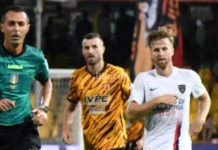 Designazioni Arbitrali: Sampdoria-Cosenza all’internazionale Di Bello Marco Di Bello in Benevento-Cosenza 22-23 (foto Mannarino)