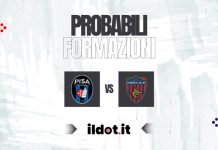 Pisa-Cosenza: le probabili formazioni in campo Probabili formazioni Pisa-Cosenza