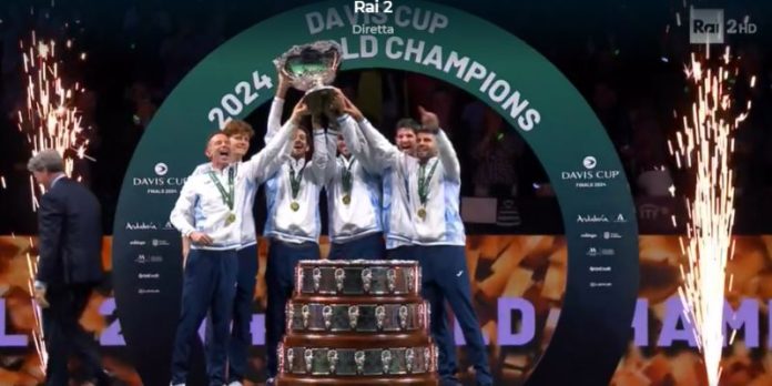 Tennis l'Italia trionfa di nuovo nella Coppa Davis ed è campione del mondo 2024