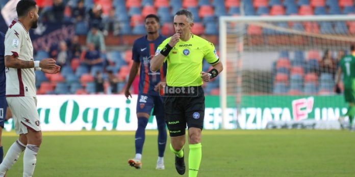 Aureliano in Cosenza-Salernitana (foto Michele De Marco)