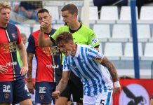 Designato l’arbitro per Cosenza-Frosinone Ayroldi in Spal-Cosenza del 2022 (foto Mannarino)