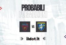Cosenza-Frosinone: le probabili formazioni in campo Probabili formazioni Cosenza-Frosinone