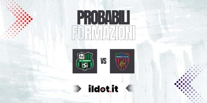 Probabili formazioni Sassuolo-Cosenza