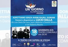 Soverato (CZ): Un Giorno all’improvviso #Festival, l’omaggio a Lucio Dalla