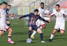 Cosenza condannato da un autogol: al “Marulla” vince il Cittadella Cosenza-Cittadella Serie BKT (Foto Francesco Farina)
