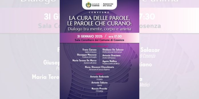 Cosenza, il 31 gennaio convegno sulla cura delle parole in medicina