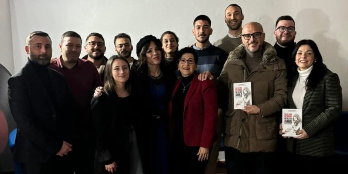 I componenti l'associazione Morfeo di Montalto Uffugo con Barbara Modaffari, Francesco Vigna e Michele Falco