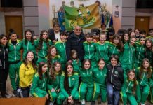 Le calciatrici del Cus Cosenza femminile ricevute a Palazzo dei Bruzi Le calciatrici del Cus Cosenza femminile ricevute a Palazzo dei Bruzi