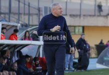 Cosenza-Palermo, Alvini: “Dopo il rigore è cambiata la partita” Alvini in Cosenza-Palermo (Foto Francesco Farina)