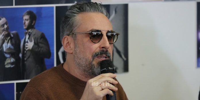 Brunori Sas al TAU parla ai giornalisti (foto Francesco Farina)
